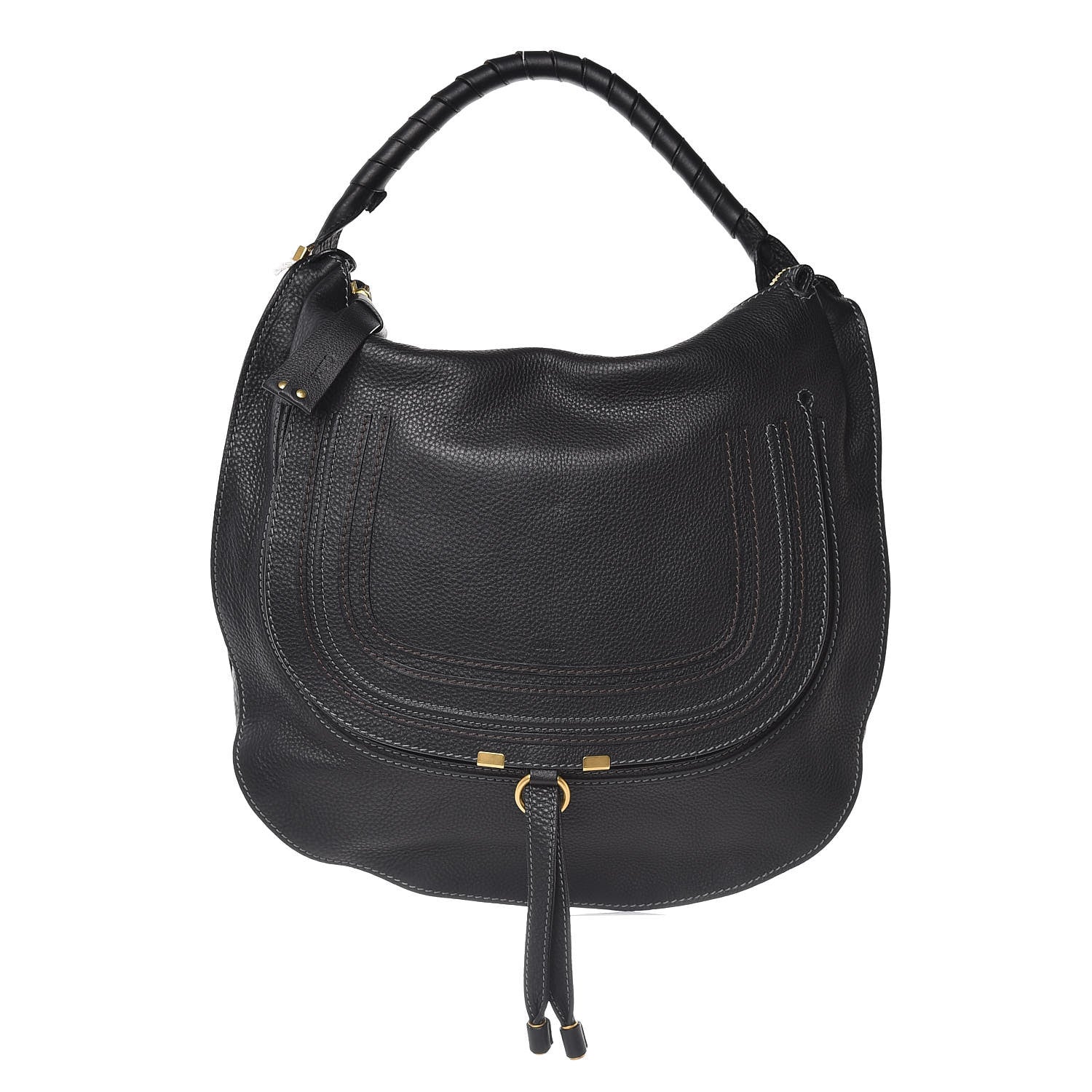 Chloe Calfskin Large Marcie Hobo Black 1 of 9