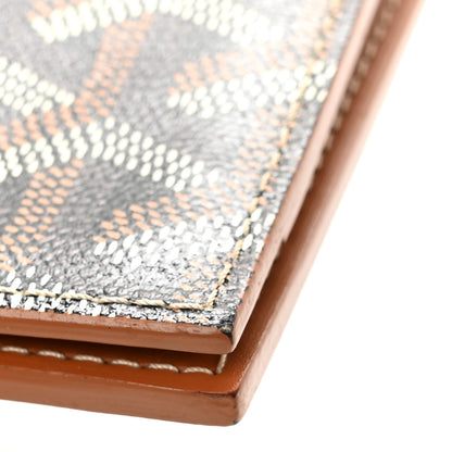 Goyard Goyardine Saint Marc Folding Card Case Black Gold 8 of 10