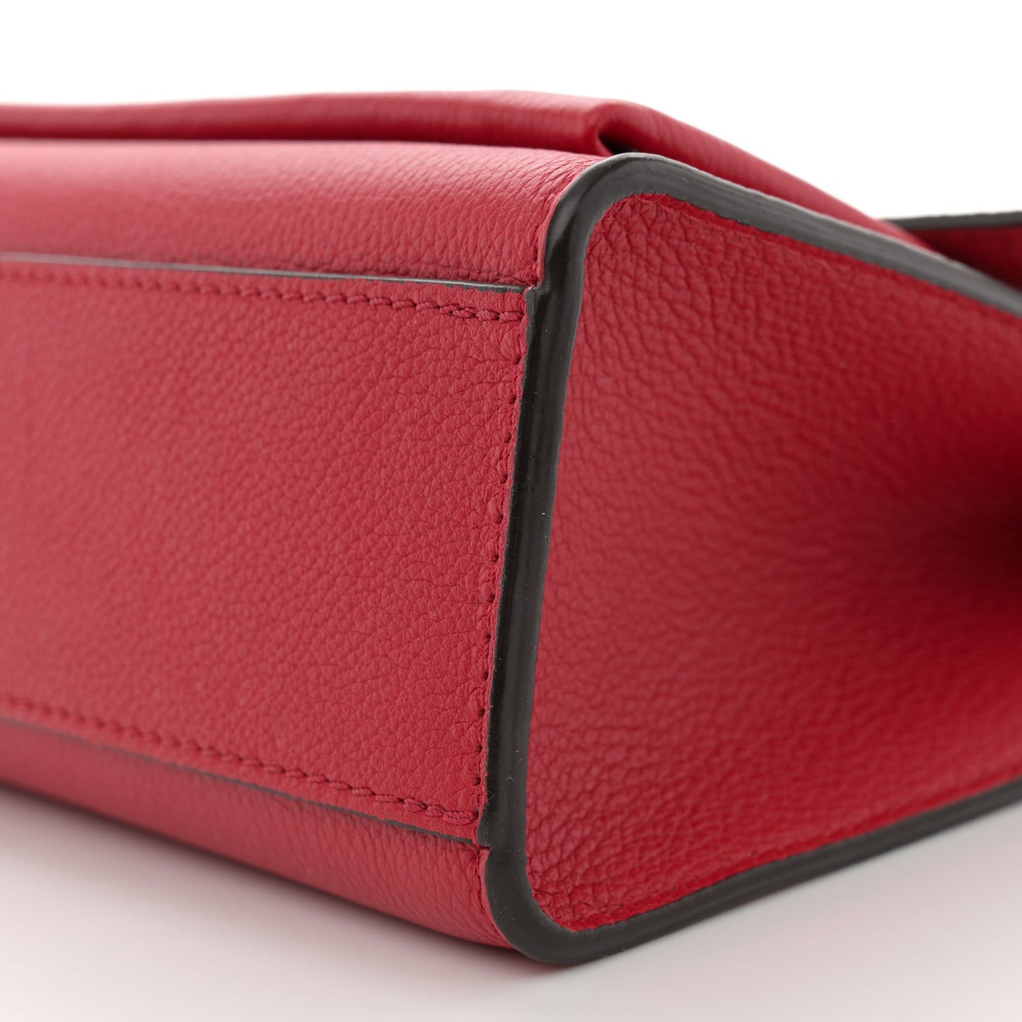 Soft Calfskin Mylockme Chain Bag BB Rubis