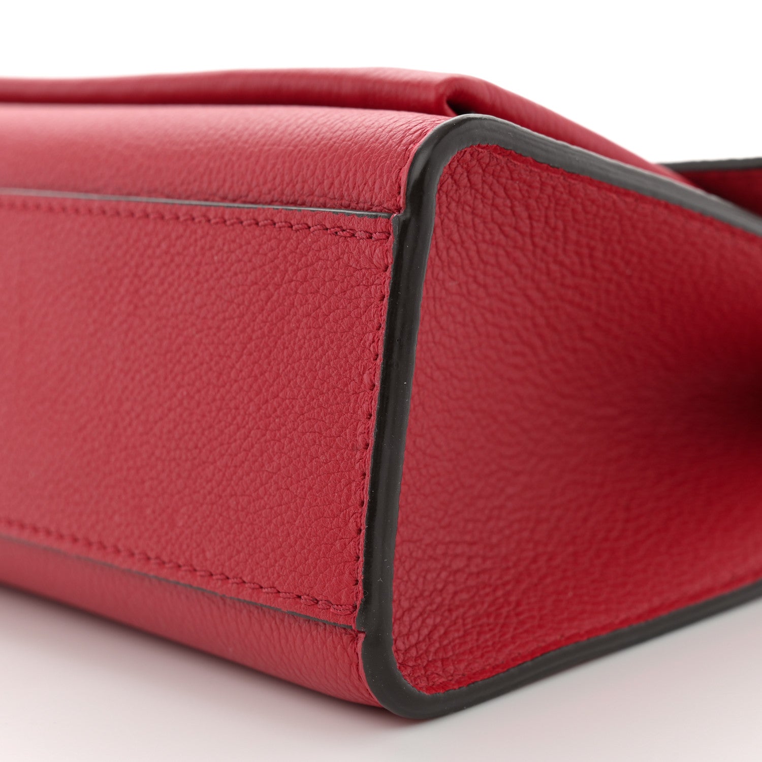 Louis Vuitton Soft Calfskin Mylockme Chain Bag BB Rubis 10 of 11