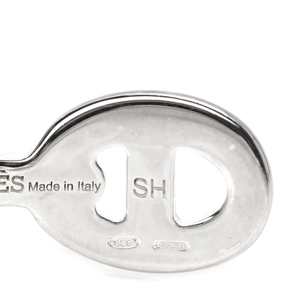 Hermes Sterling Silver MM Chaine d'Ancre Enchainee Cuff Bracelet SH 4 of 5