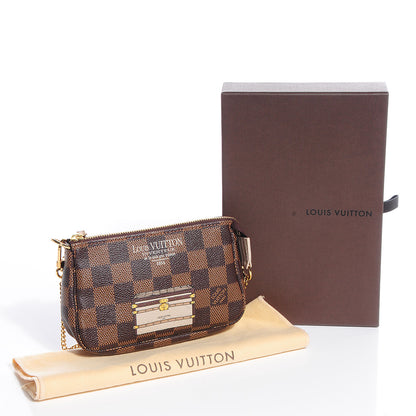Louis Vuitton Damier Ebene Trunks and Locks Mini Pochette Accessories 8 of 8