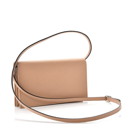 Gucci Dollar Calfskin Mini Swing Wallet Bag Camelia Mineral Blue 3 of 8
