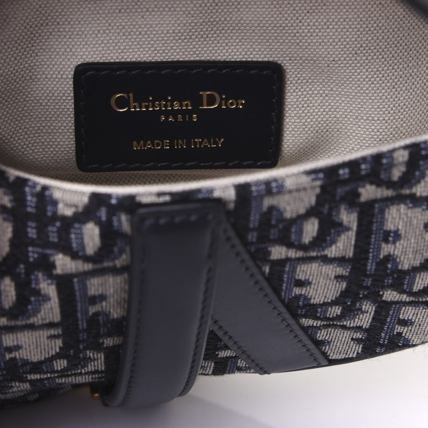 Oblique Mini Saddle Bag Blue
