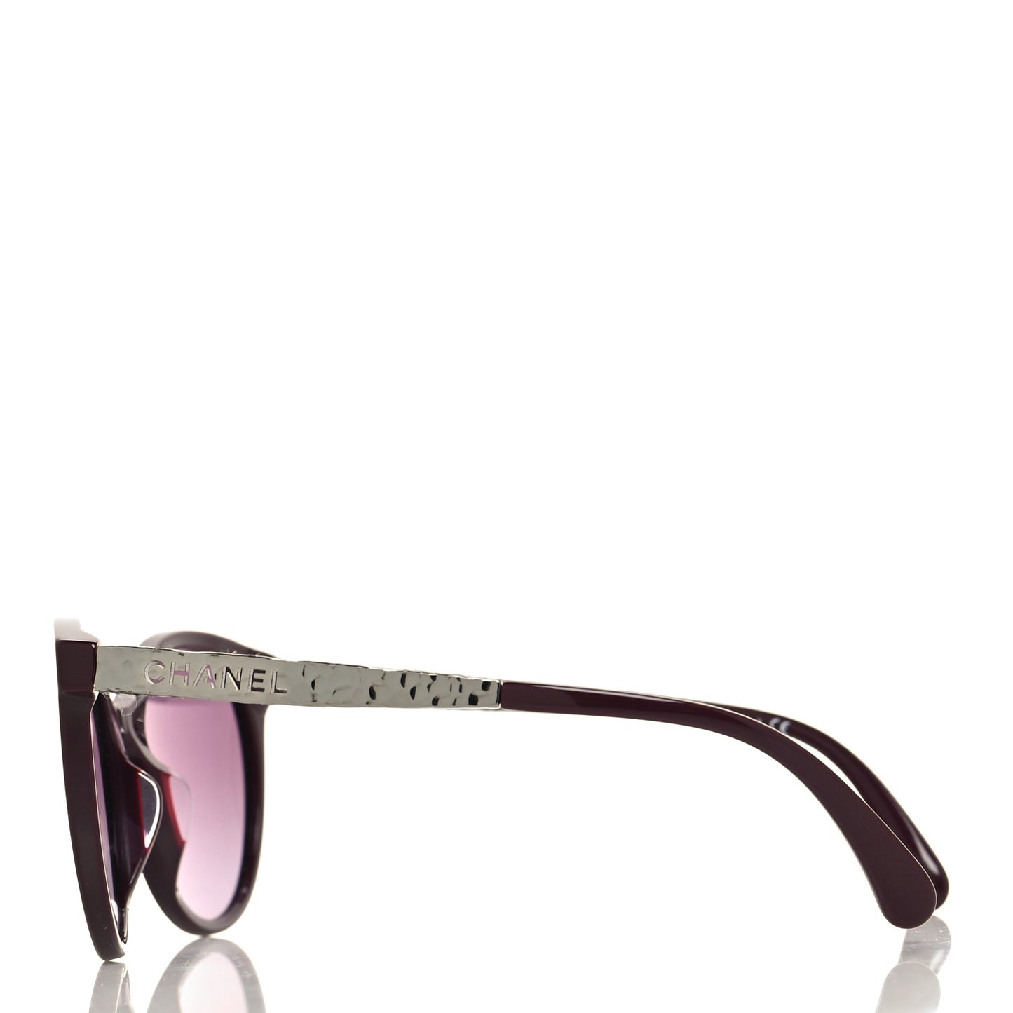 Acetate Metal Pantos Sunglasses 5440 Dark Red Pink