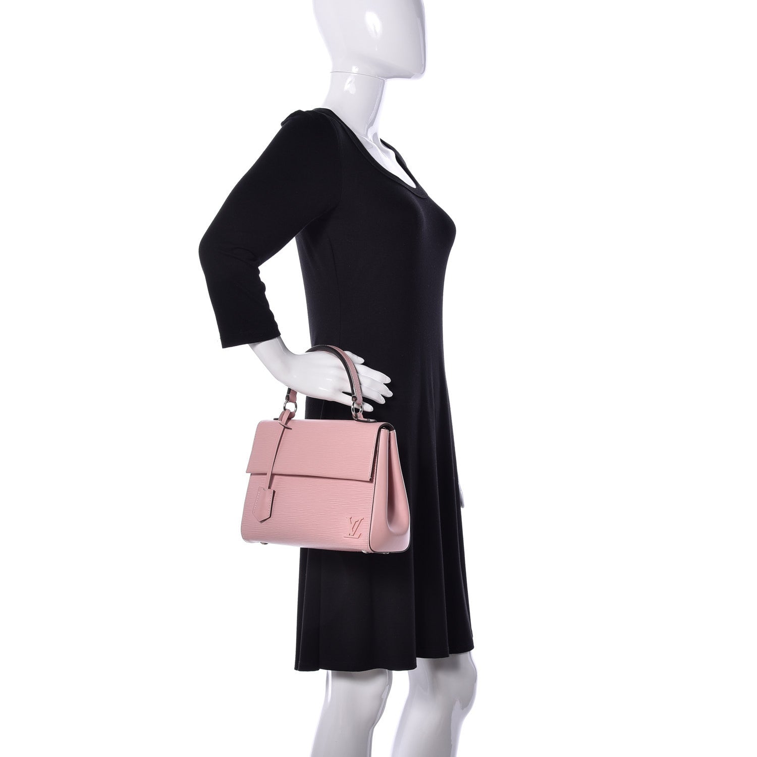 Louis Vuitton Epi Cluny BB Rose Ballerine 3 of 12