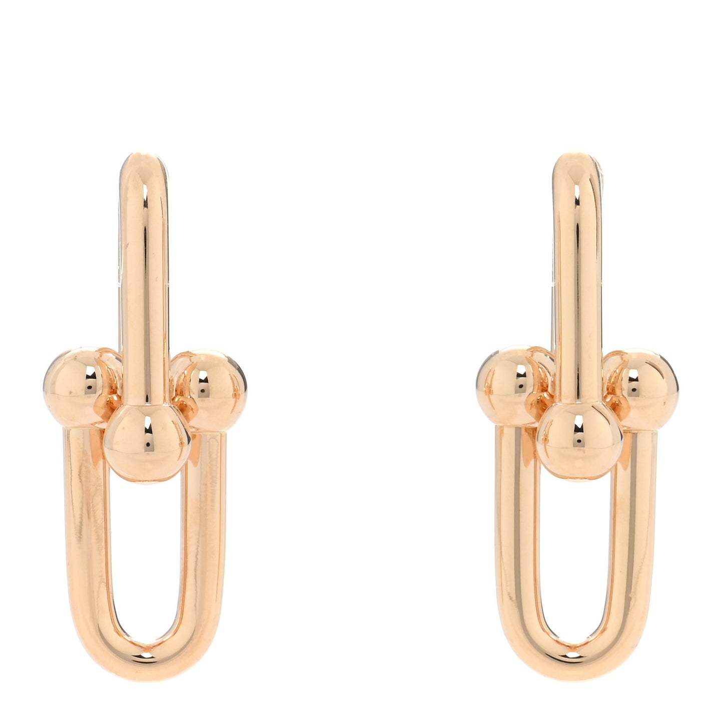 18K Rose Gold Large HardWear Link Earrings