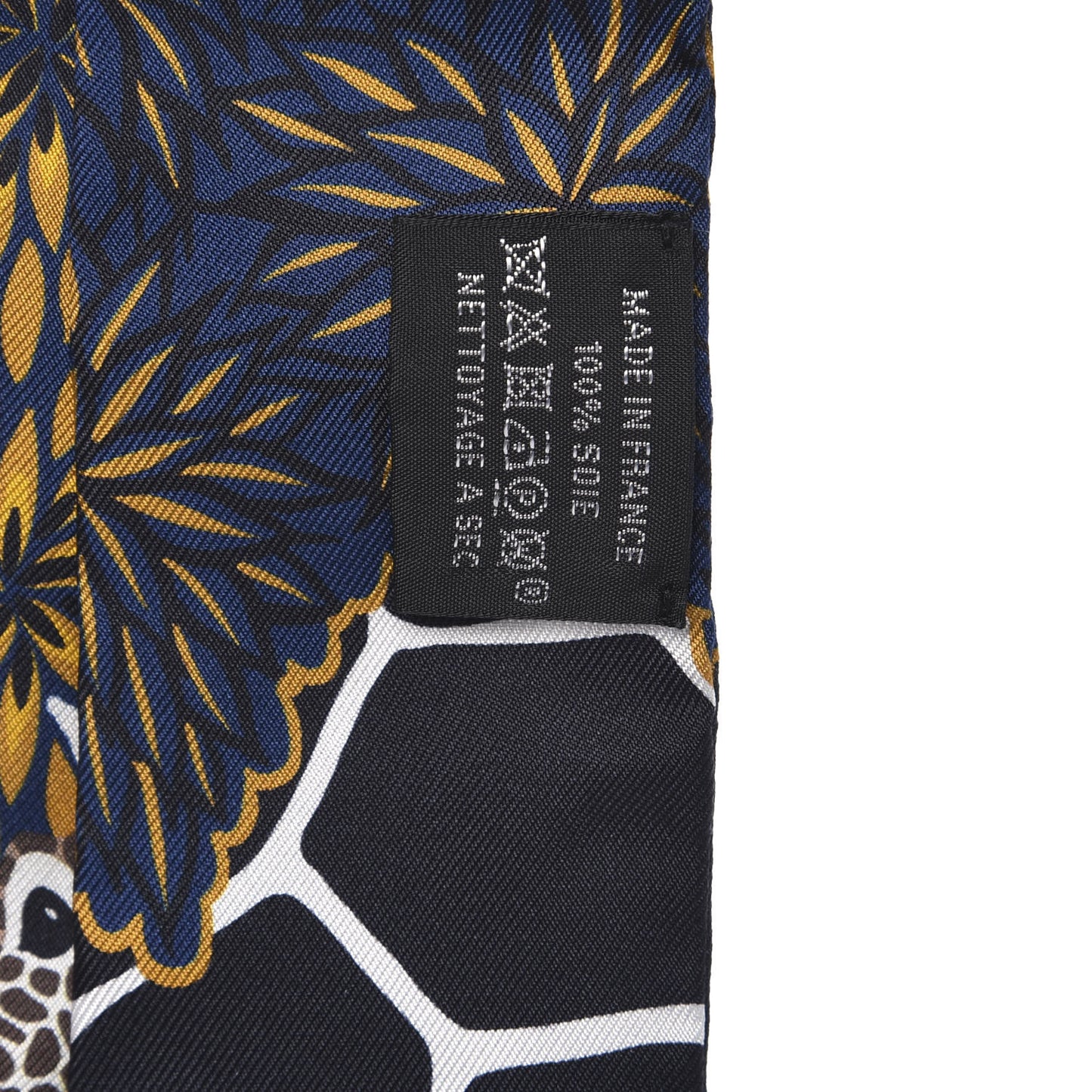 Silk Three Graces Twilly Black Gold Taupe