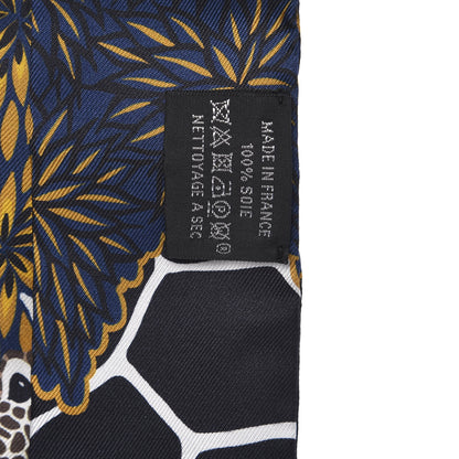 Hermes Silk Three Graces Twilly Black Gold Taupe 4 of 4