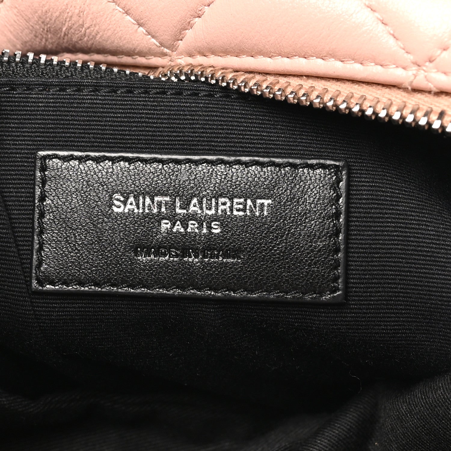 Saint Laurent Calfskin Y Quilted Monogram Small Loulou Camera Pale Pink 7 of 10