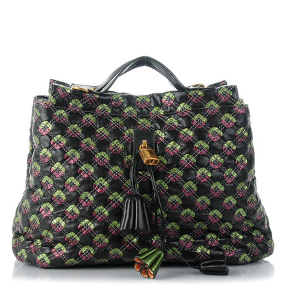 Marc Jacobs Calfskin Quilted Robert Leslie Bag Black 1 of 7