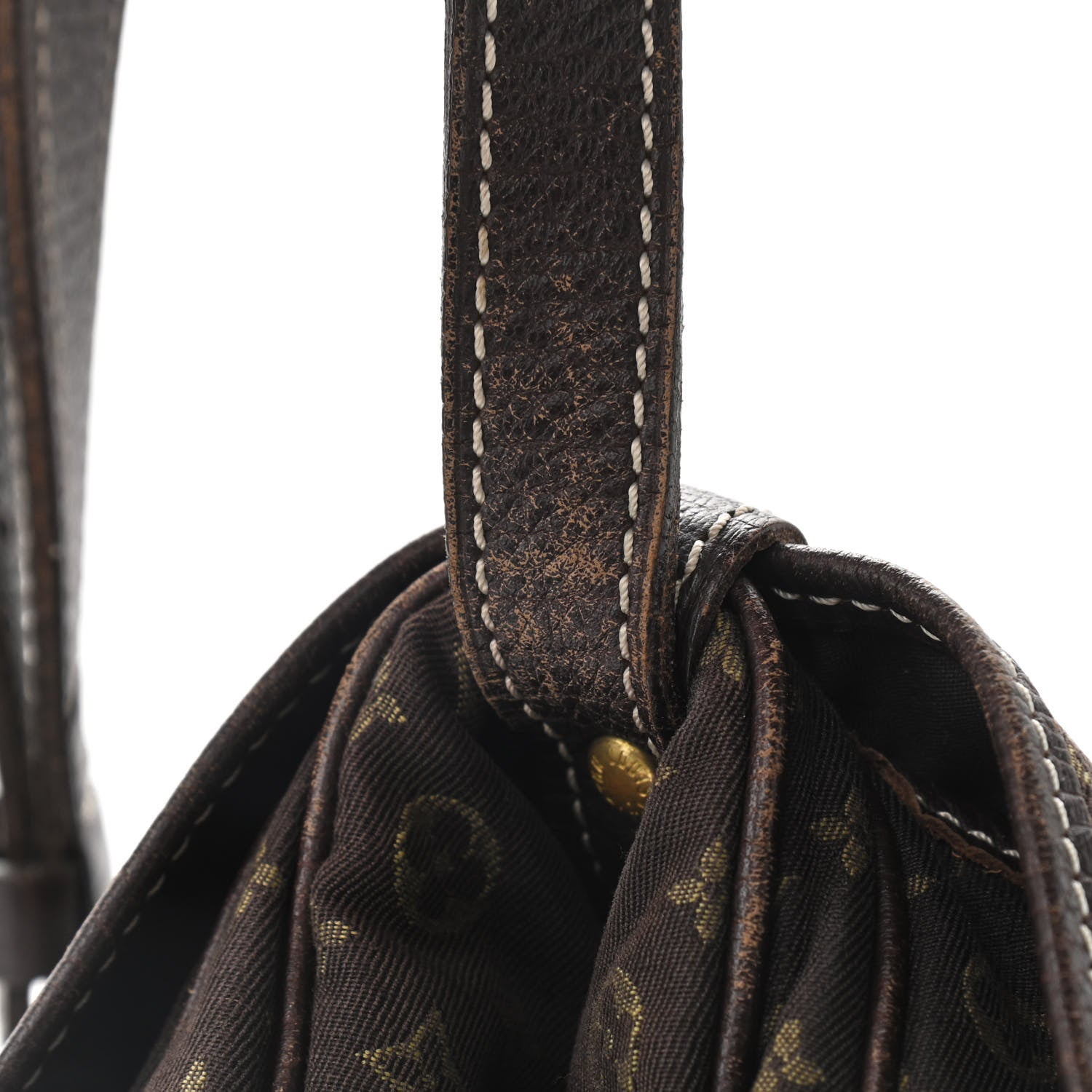 Louis Vuitton Monogram Mini Lin Saumur Ebene 10 of 11