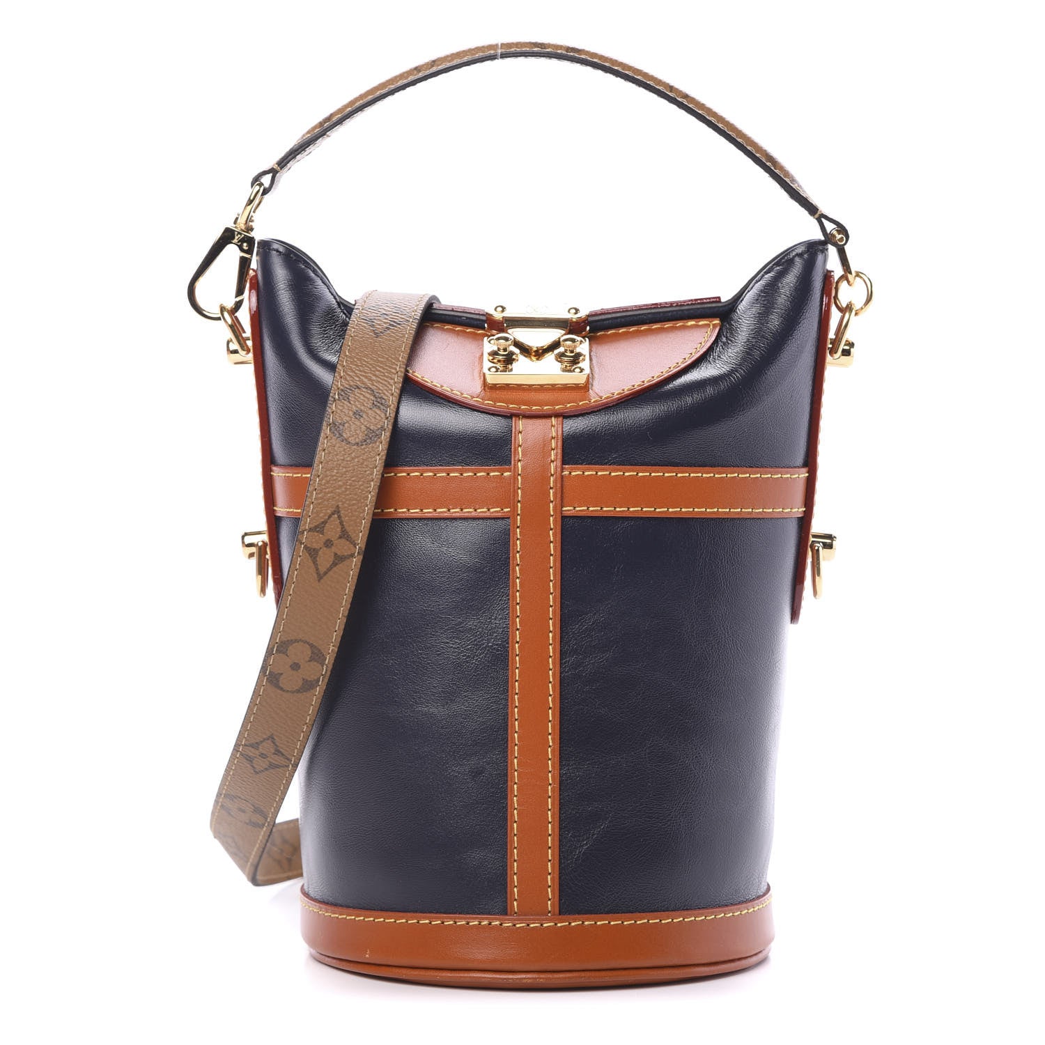 Louis Vuitton Calfskin Duffle Bag Navy 1 of 11