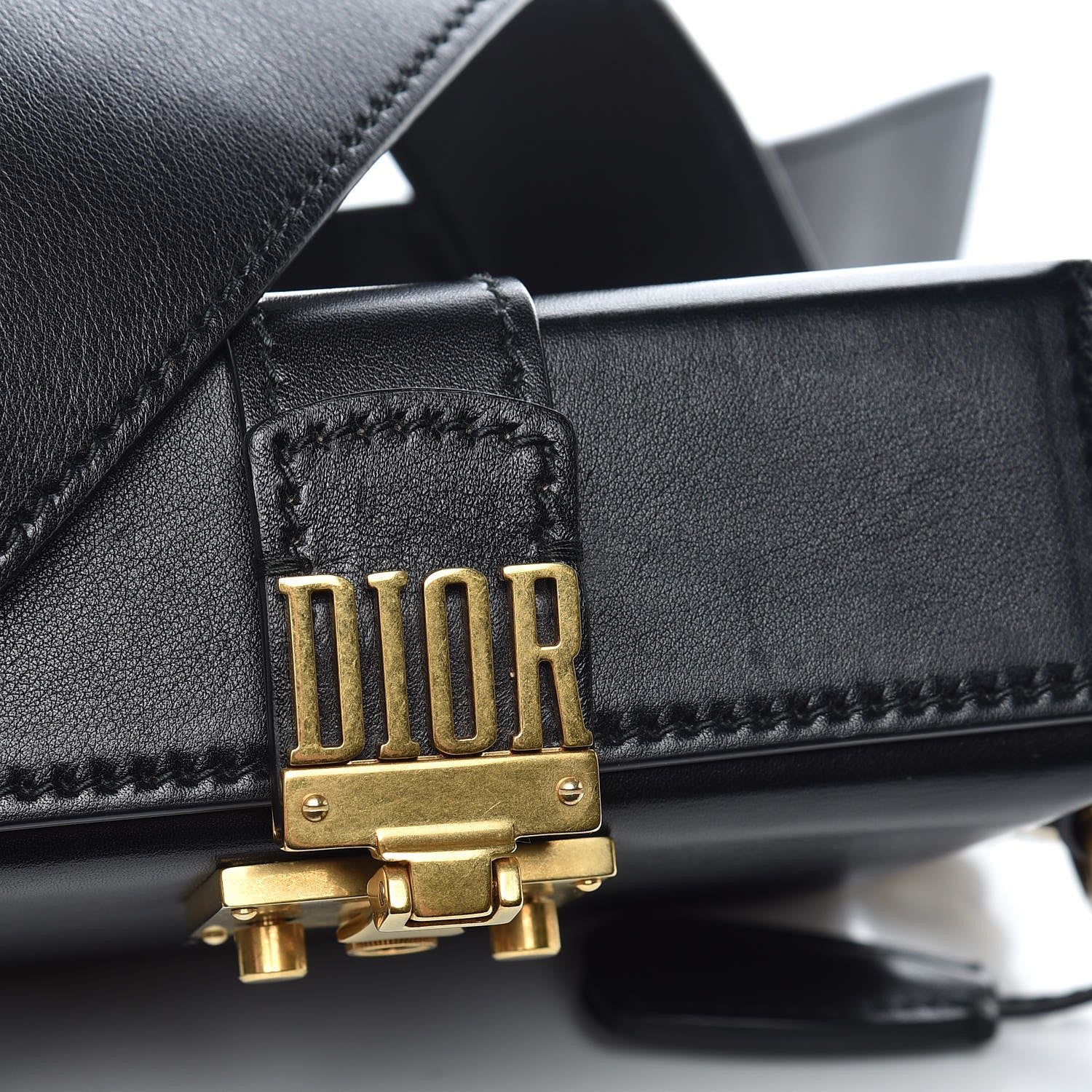 Christian Dior Lambskin Dioraddict Lockbox Black 9 of 12