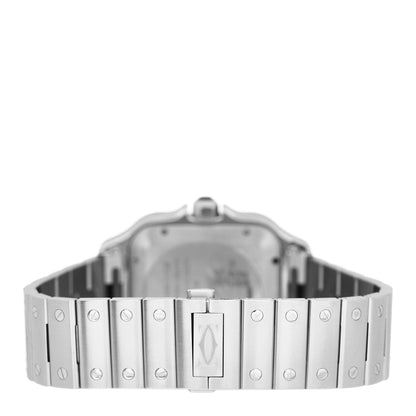 Cartier Stainless Steel 39.8mm Santos De Cartier Automatic Watch Black 3 of 4