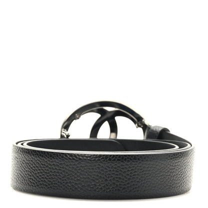 Chanel Caviar CC Logo Belt 85 34 Black 2 of 8