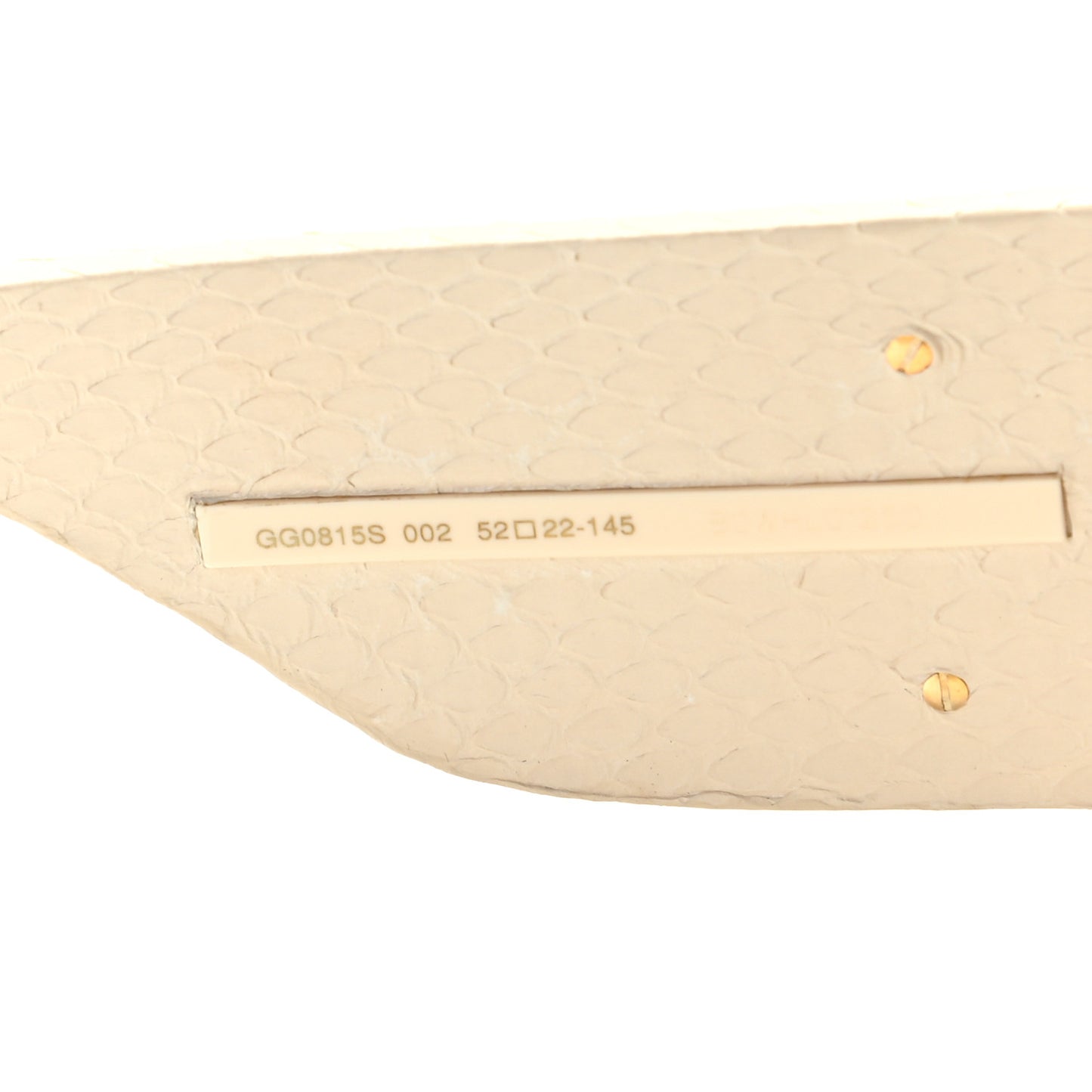 Ayers GG Sunglasses GG0815S Ivory