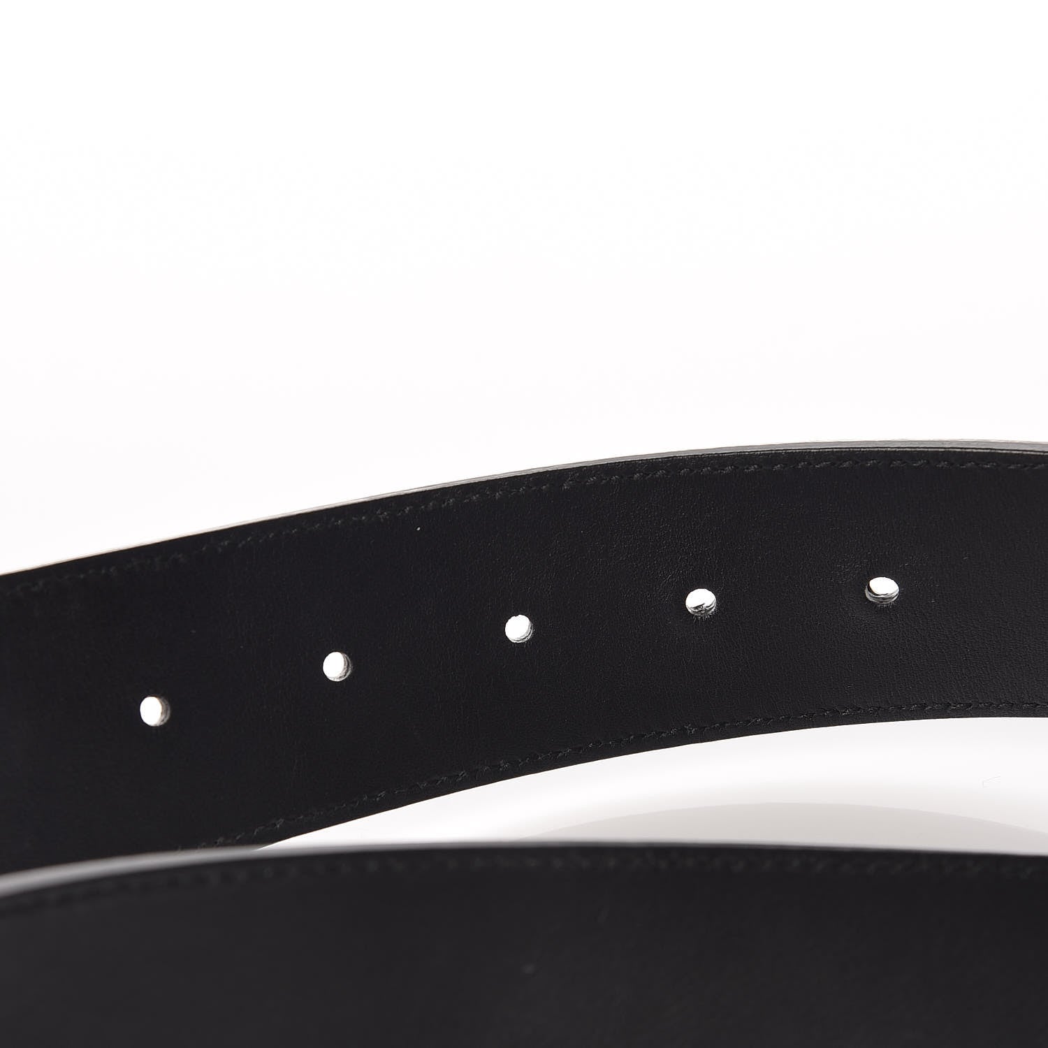 Gucci Textured Calfskin Double G 40mm Belt 95 38 Black 6 of 8