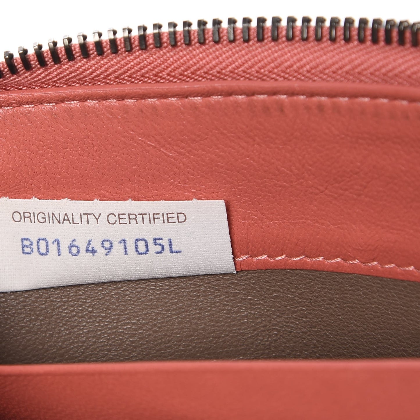 Nappa Intrecciato Zip Around Wallet Pompei