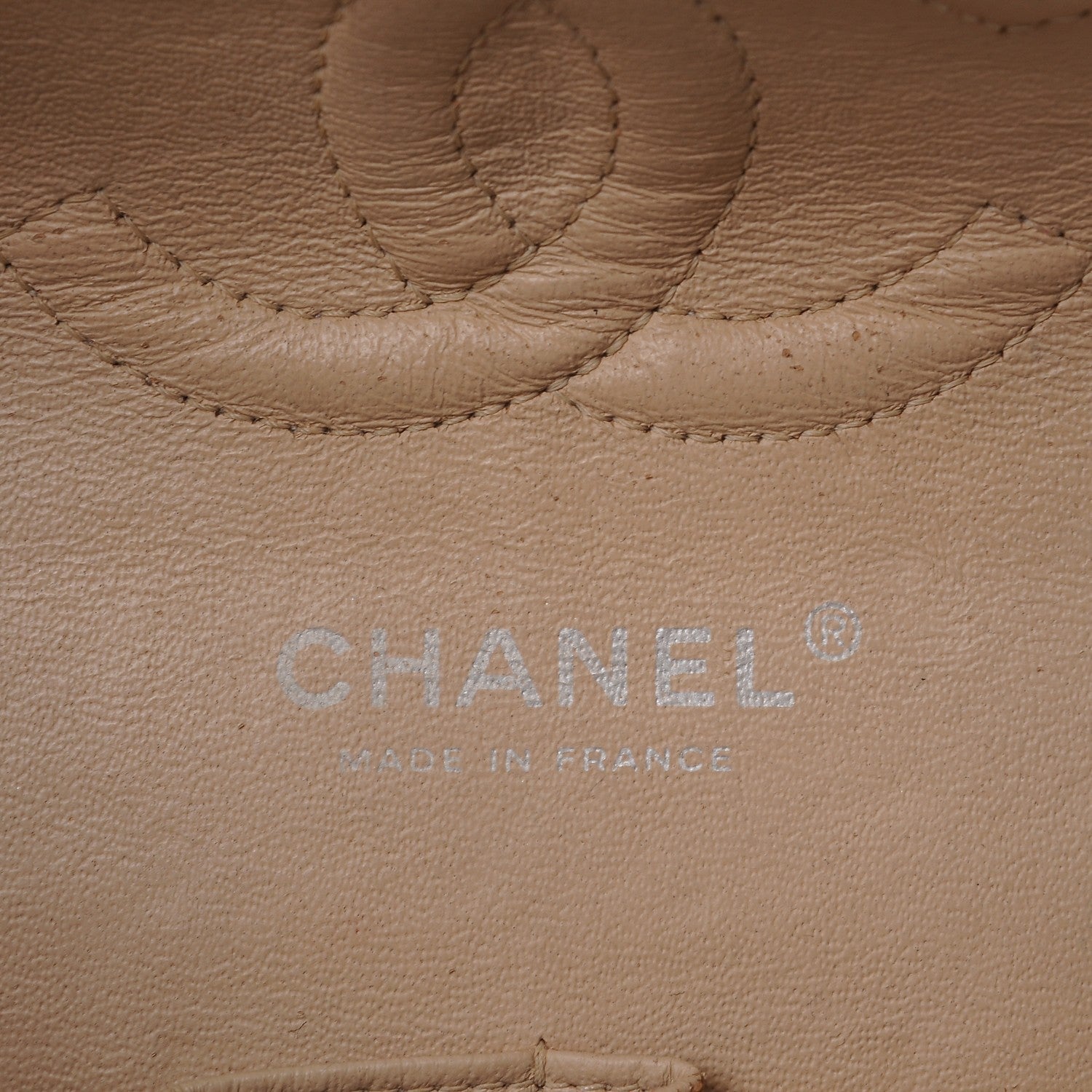 Chanel Caviar Quilted Medium Double Flap Beige Clair 5 of 19
