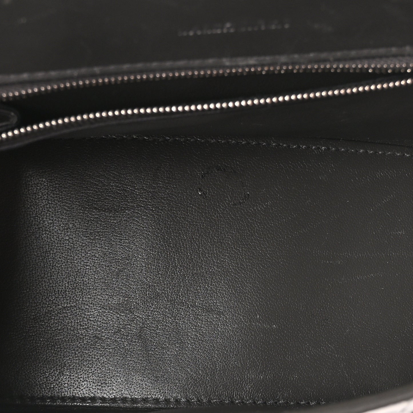 Shiny Calfskin Crocodile Embossed Small Hourglass Top Handle Bag Dark Grey