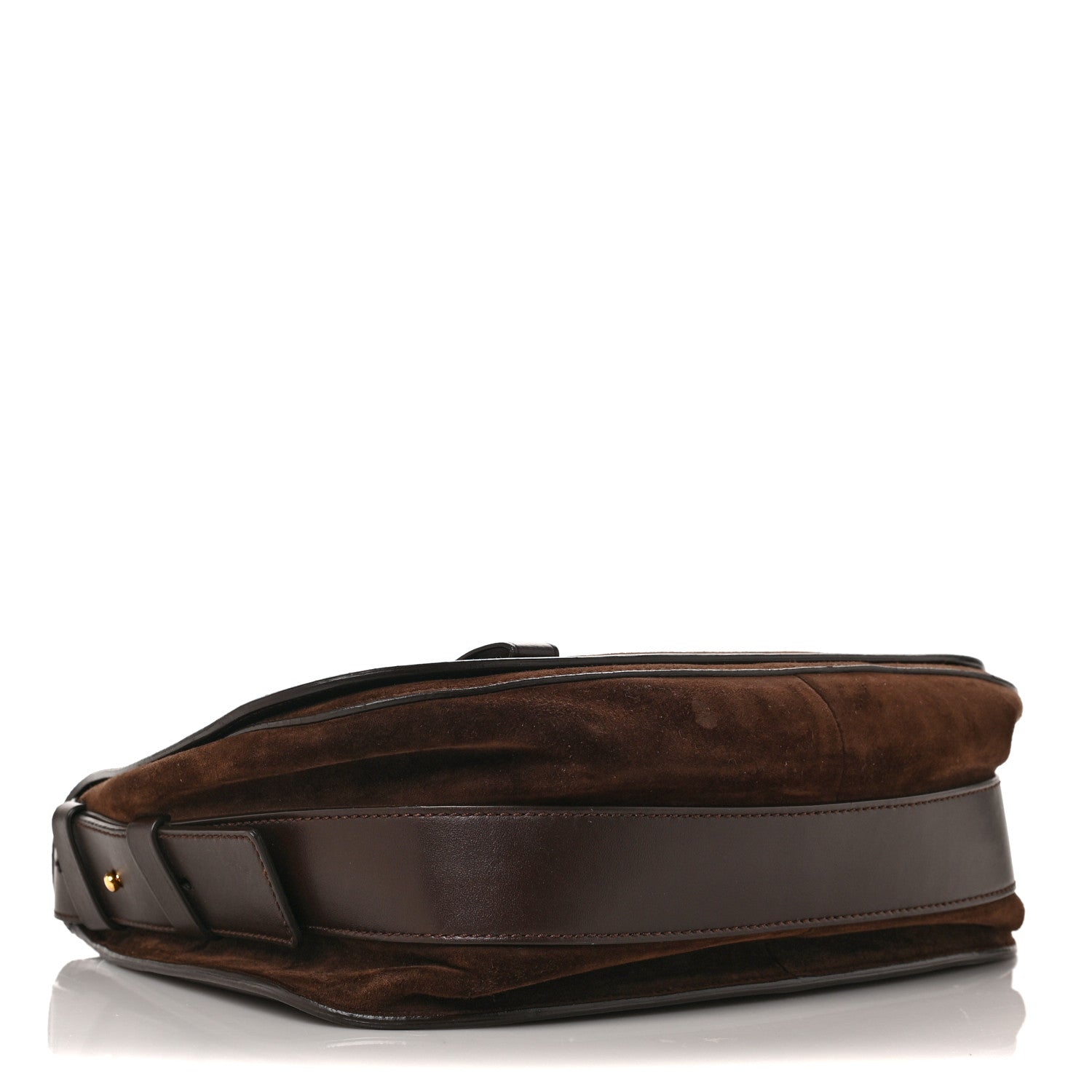 Tom Ford Suede Jennifer Saddle Bag Brown 3 of 7