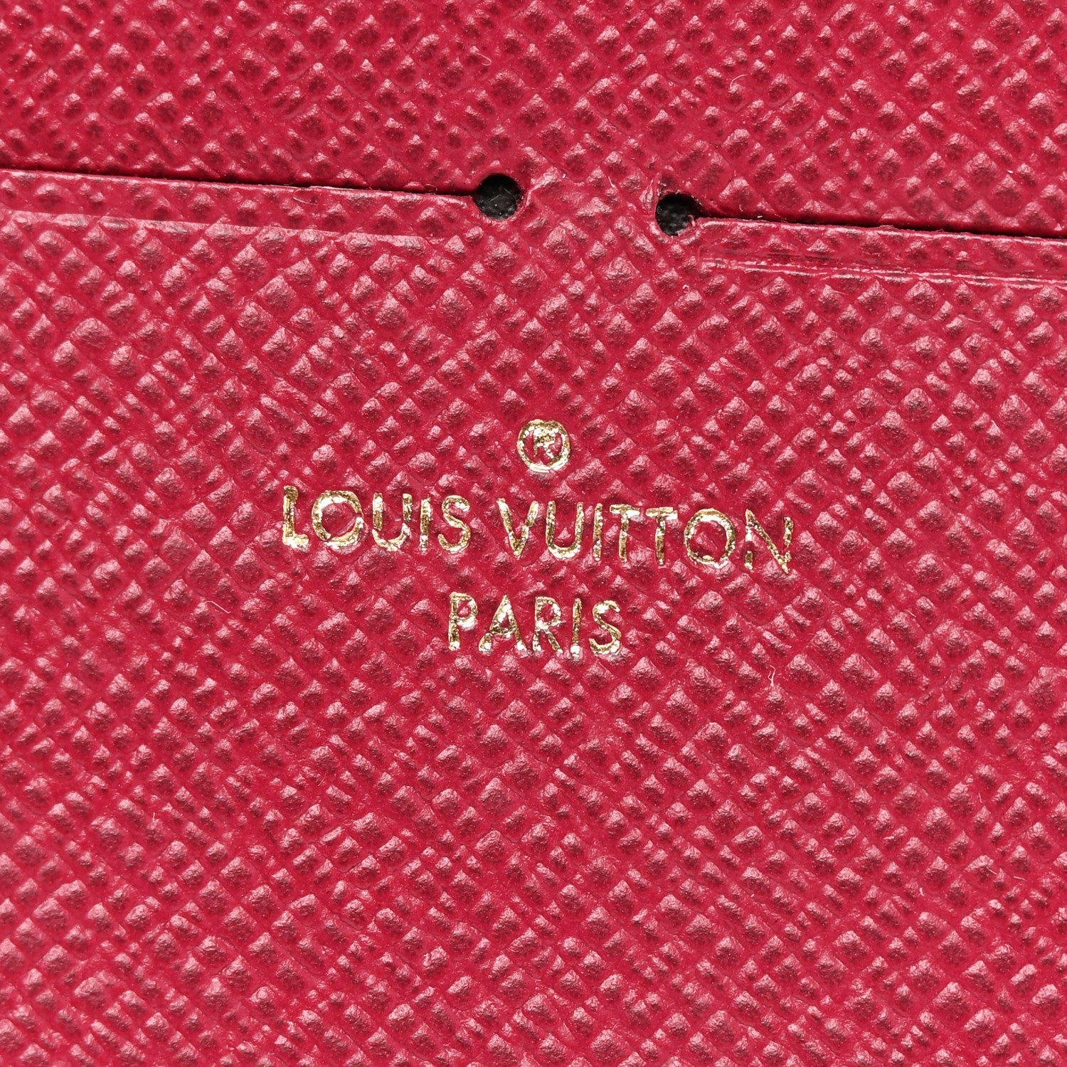 Louis Vuitton Calfskin Felicie Card Holder Insert Fuchsia 6 of 6