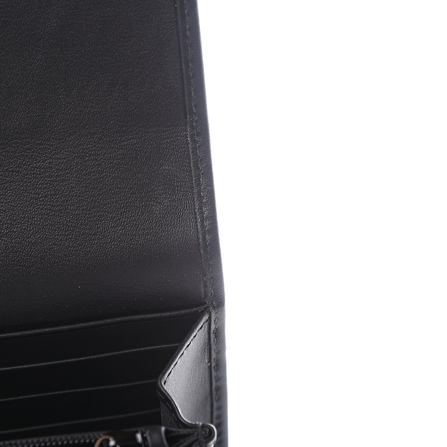 Gucci Calfskin Swarovski Crystal GG Sparkling Flap Wallet Black 8 of 11