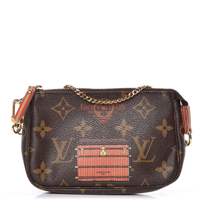 Louis Vuitton Monogram Trunks and Locks Mini Pochette Accessories 1 of 10