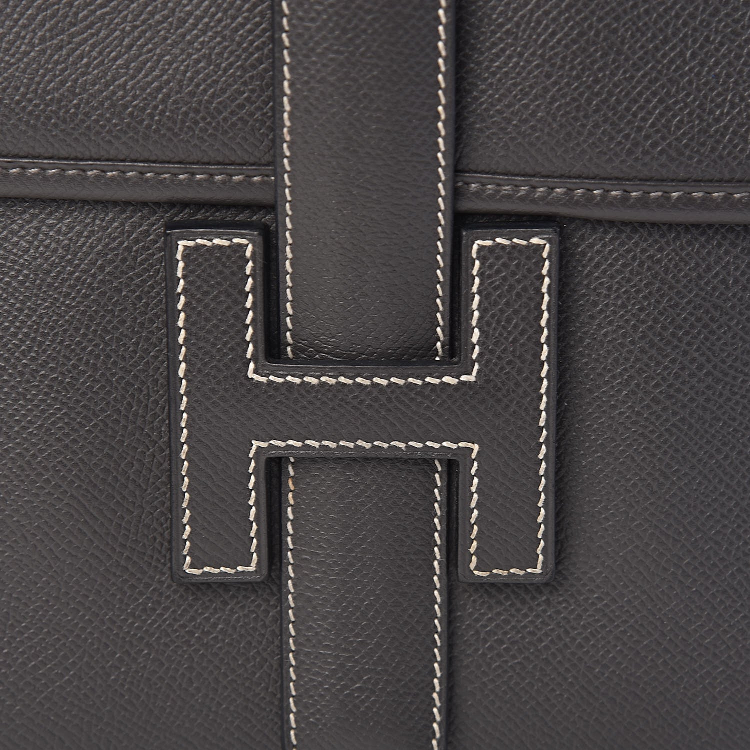 Hermes Epsom Jige PM Clutch Graphite 8 of 10