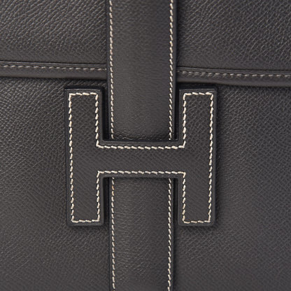 Hermes Epsom Jige PM Clutch Graphite 8 of 10