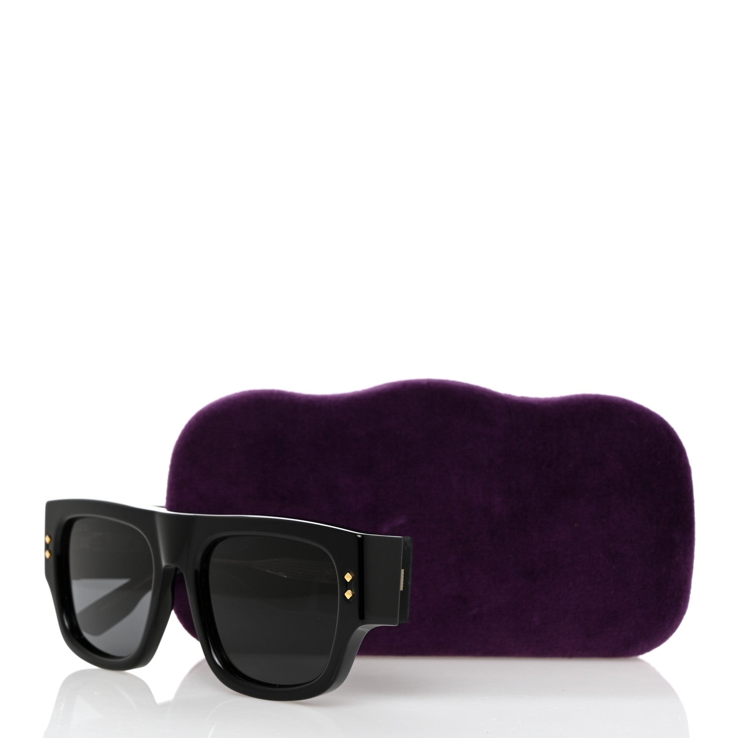 Gucci Acetate Square Frame Sunglasses GG1262S Black 8 of 8