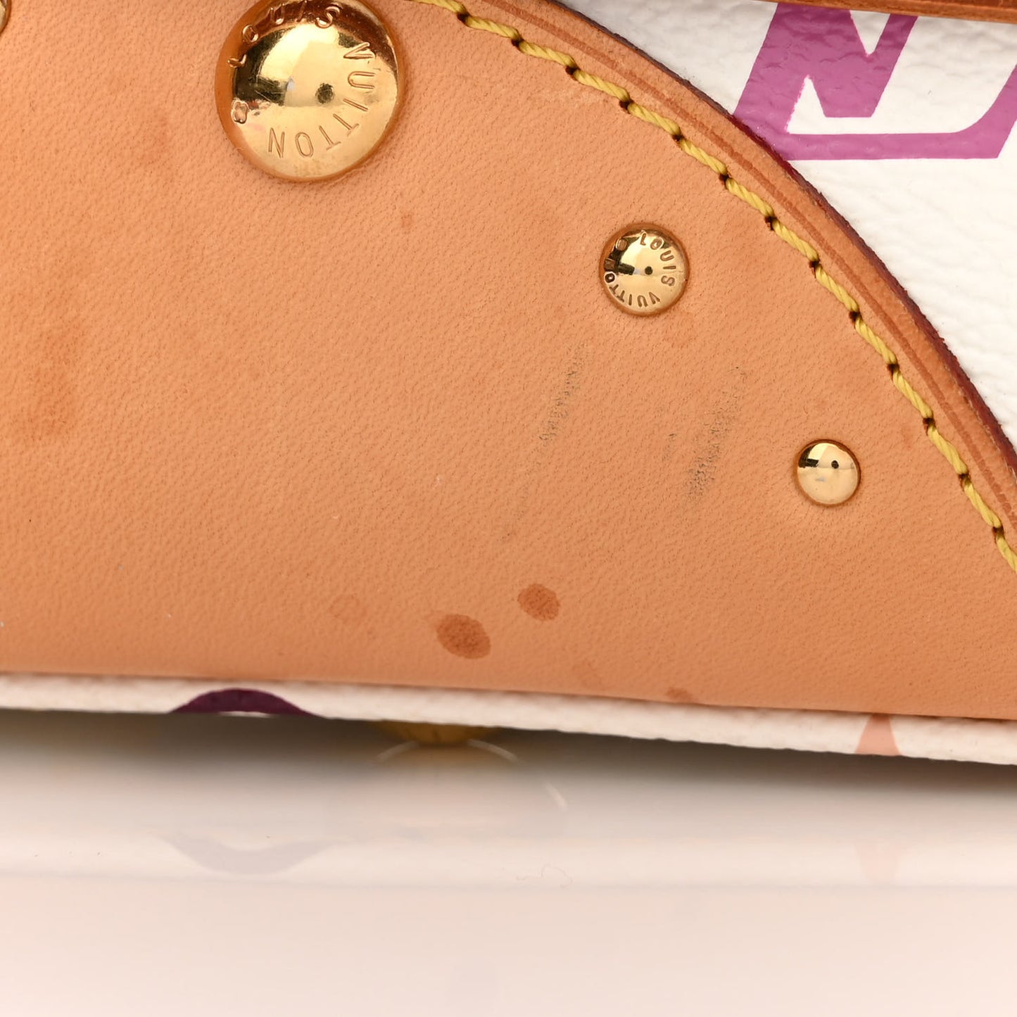 Monogram Multicolor Beverly MM White