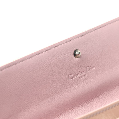 Christian Dior Patent Cannage Rendezvous Chain Wallet Pale Pink 12 of 14