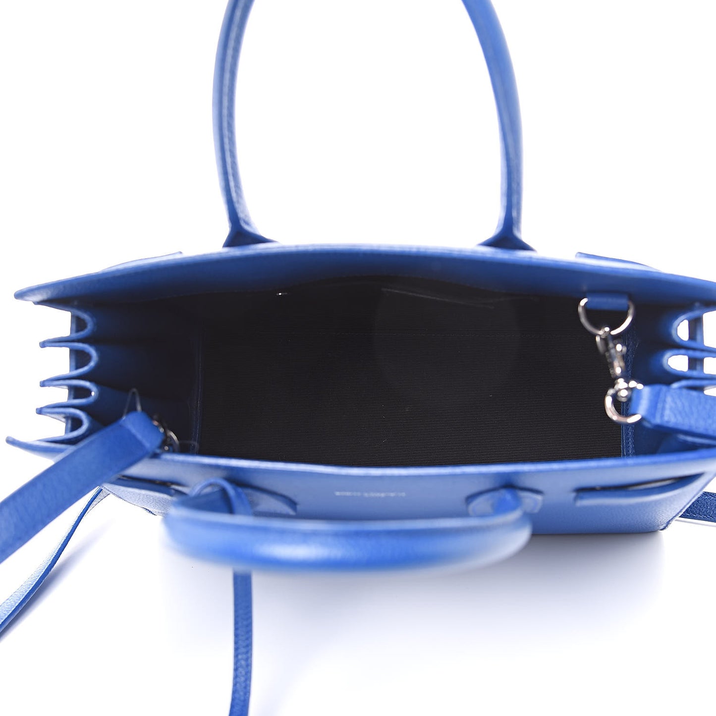 Grained Calfskin Baby Sac De Jour Royal Blue