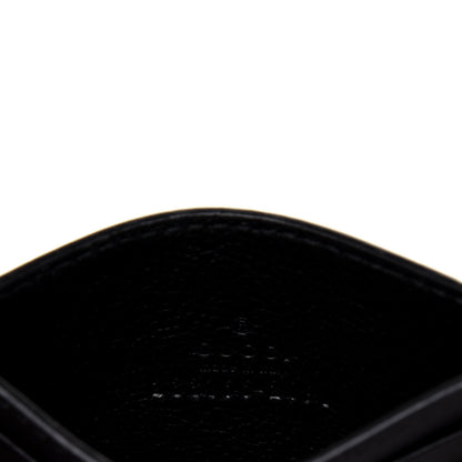 Gucci GG Supreme Monogram Bees Card Holder Black 6 of 7