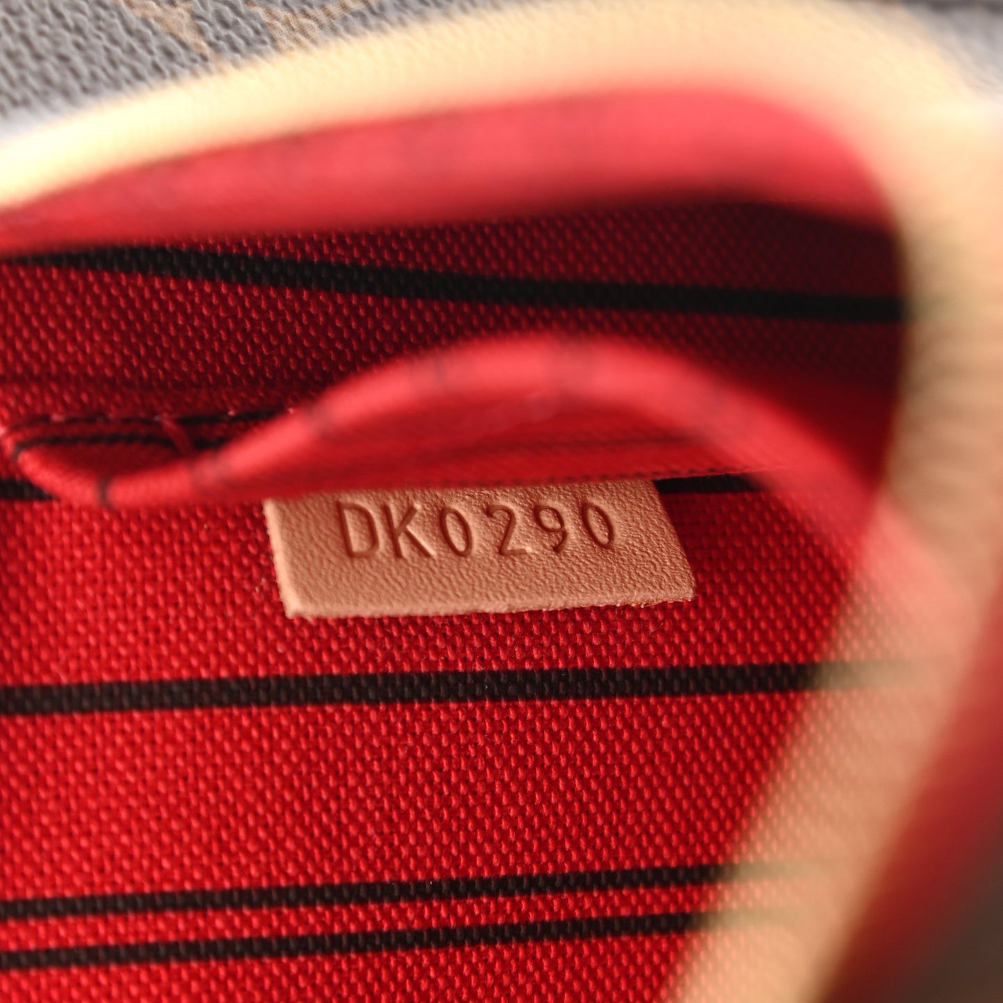 Monogram Neverfull MM GM Pochette Cherry