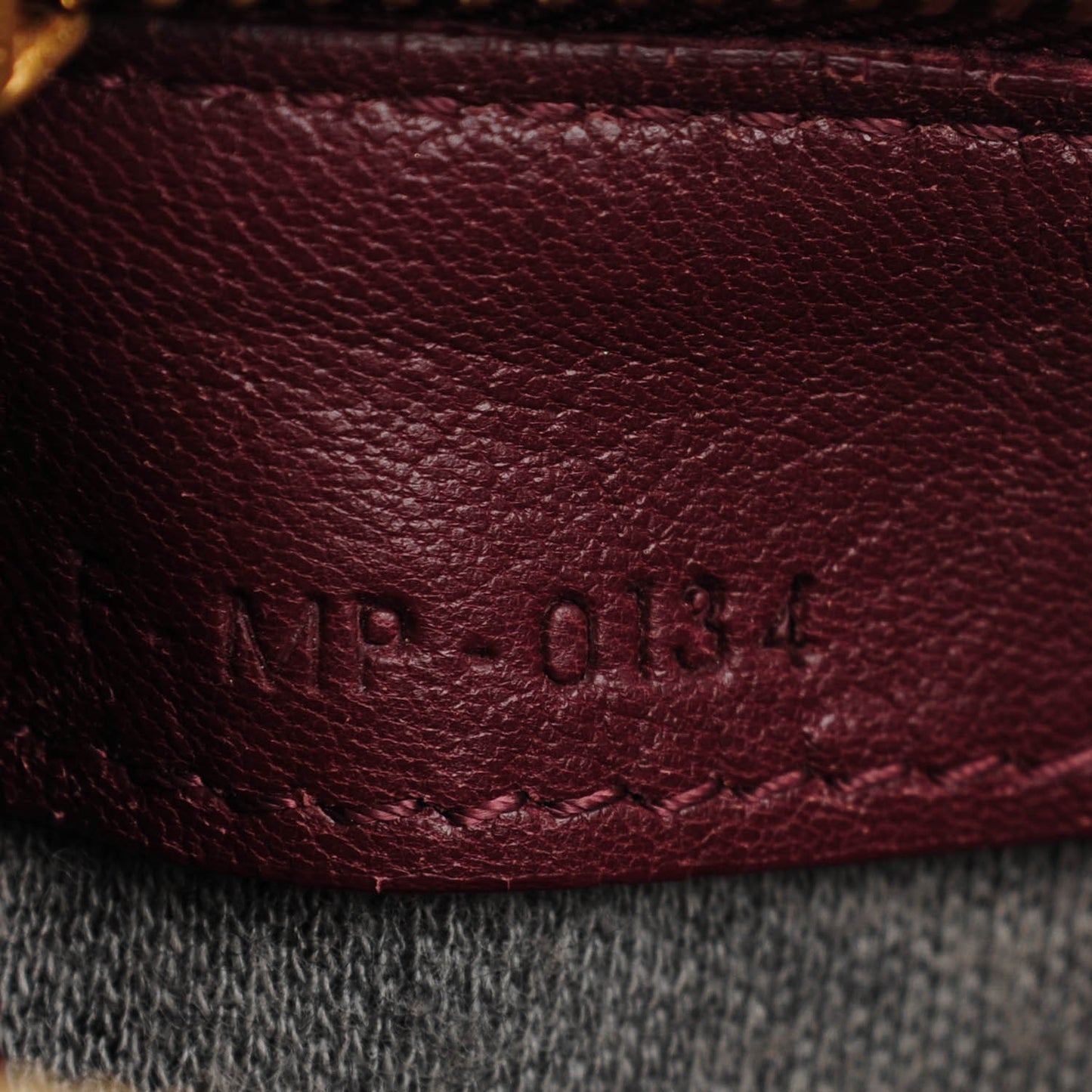 Smooth Lambskin Small Trio Crossbody Bag Burgundy
