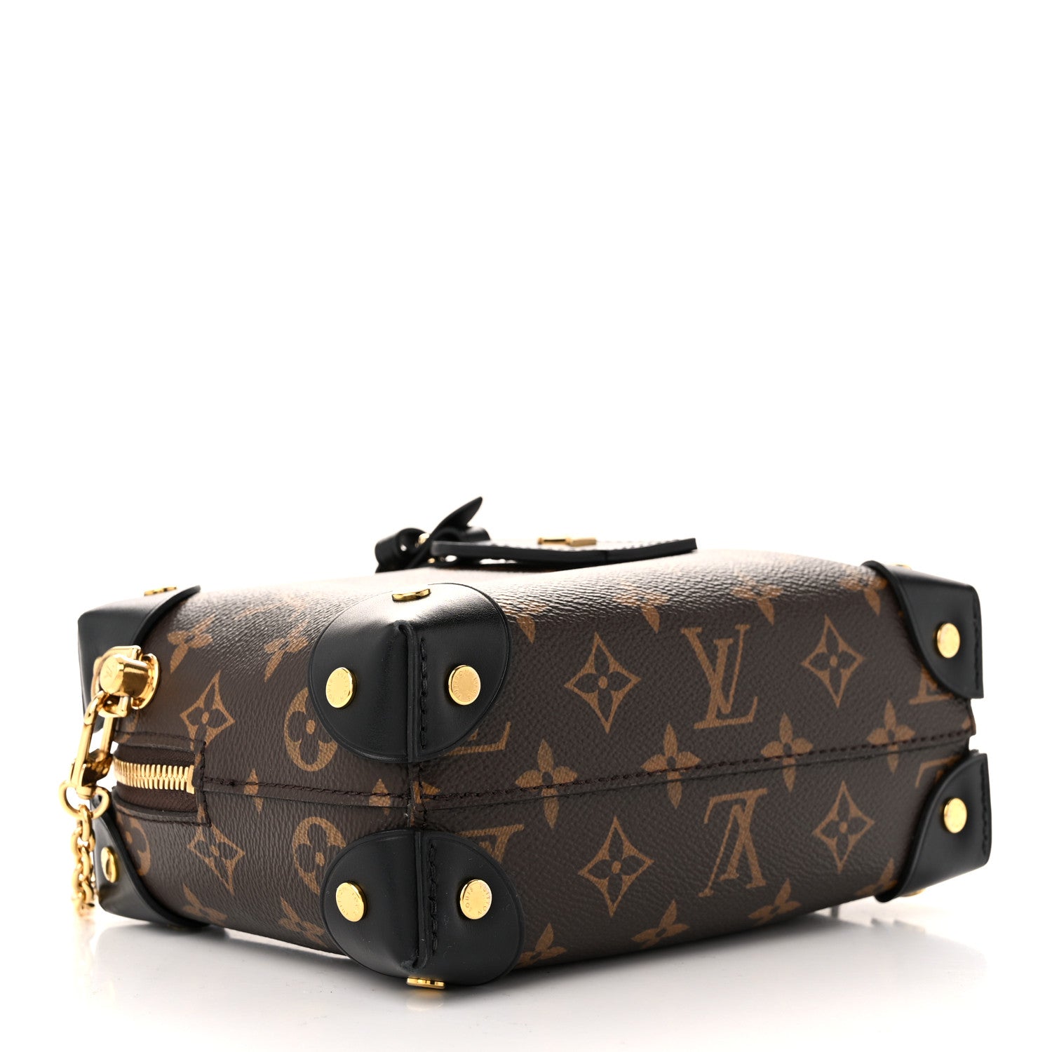 Louis Vuitton Monogram Petite Malle Souple Black 4 of 9
