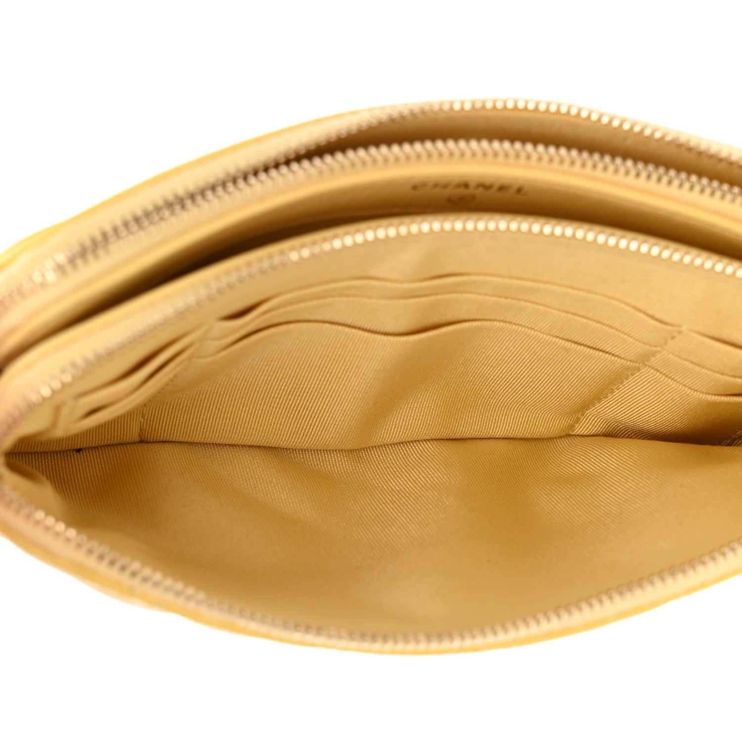 Chanel Caviar Quilted Small Clutch With Chain Yellow 7 of 13