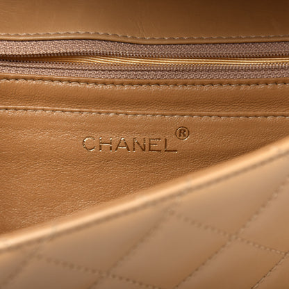 Chanel Lambskin Bekko Resin Jumbo Single Flap Beige 6 of 24