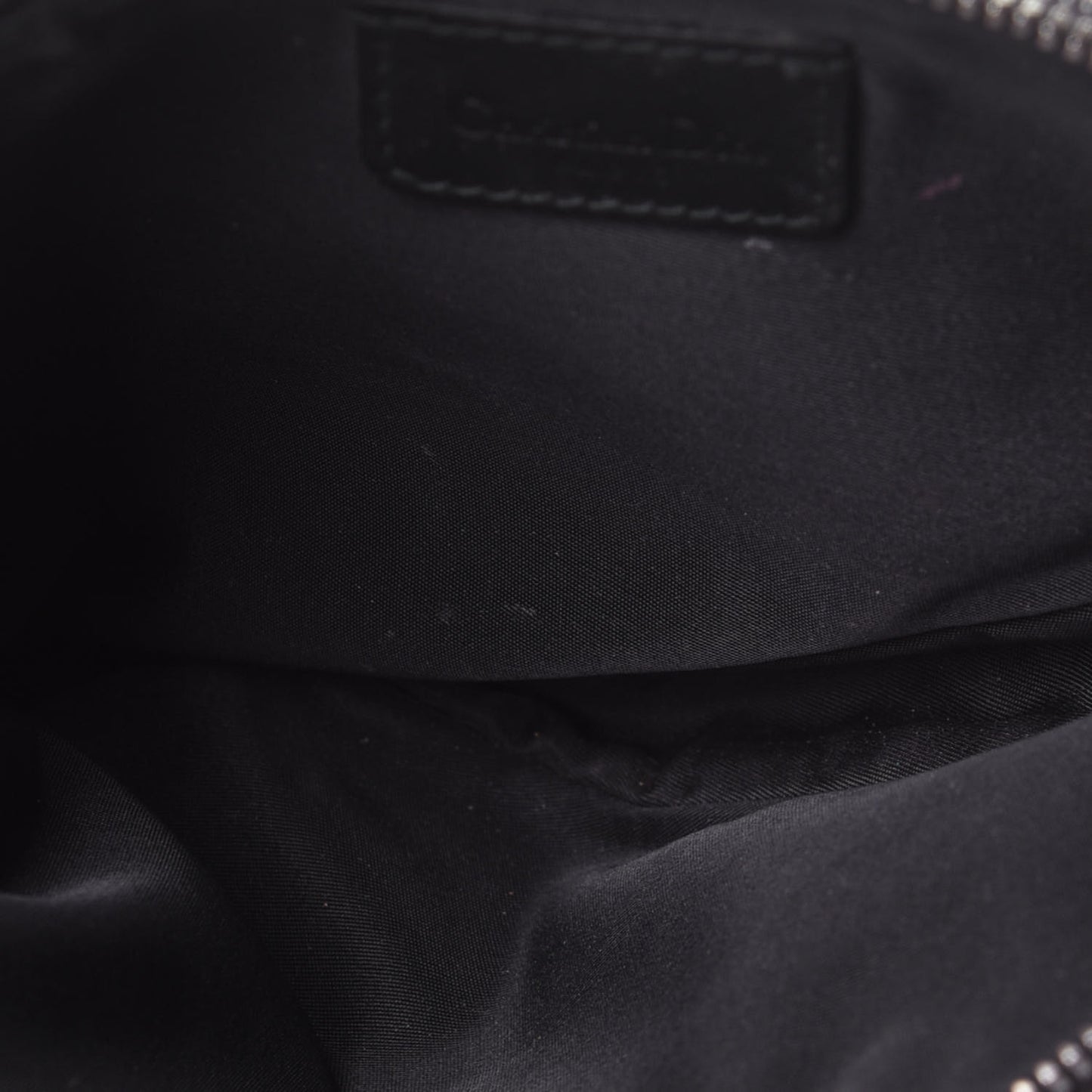 Monogram Mini Saddle Pochette Black