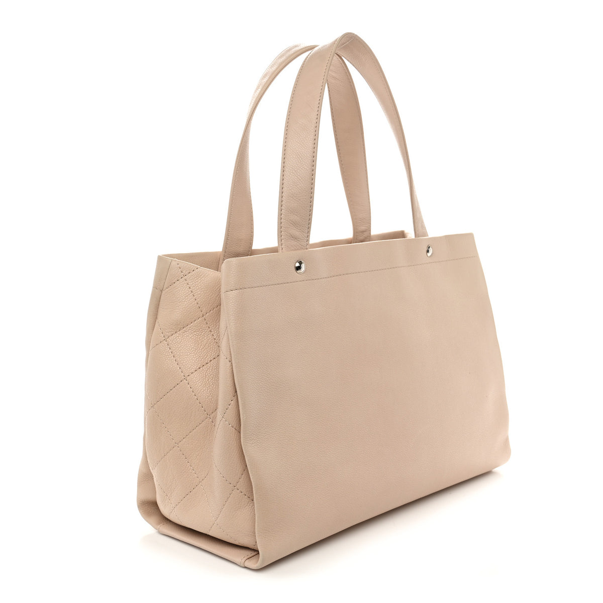 Caviar CC Tote Beige