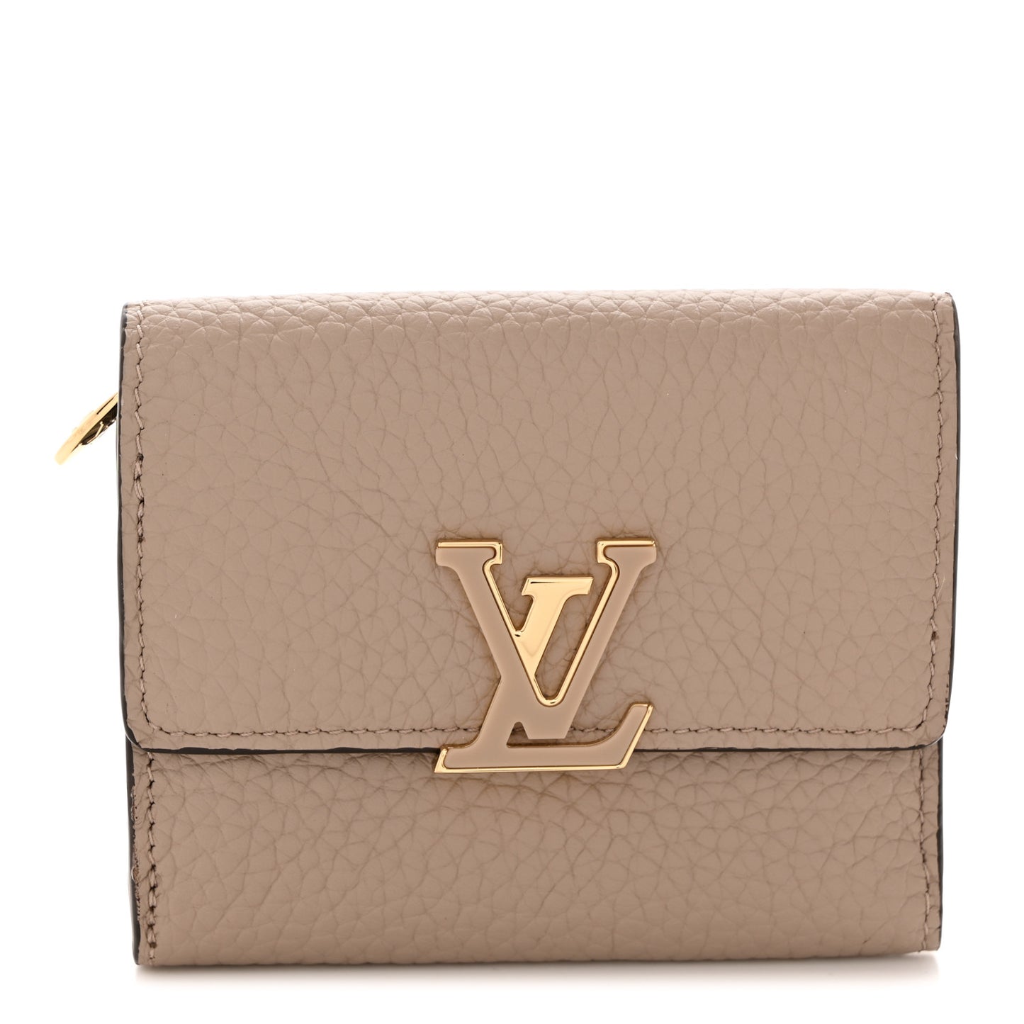 Taurillon Capucines XS Wallet Galet