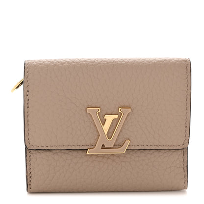 Louis Vuitton Taurillon Capucines XS Wallet Galet 1 of 6