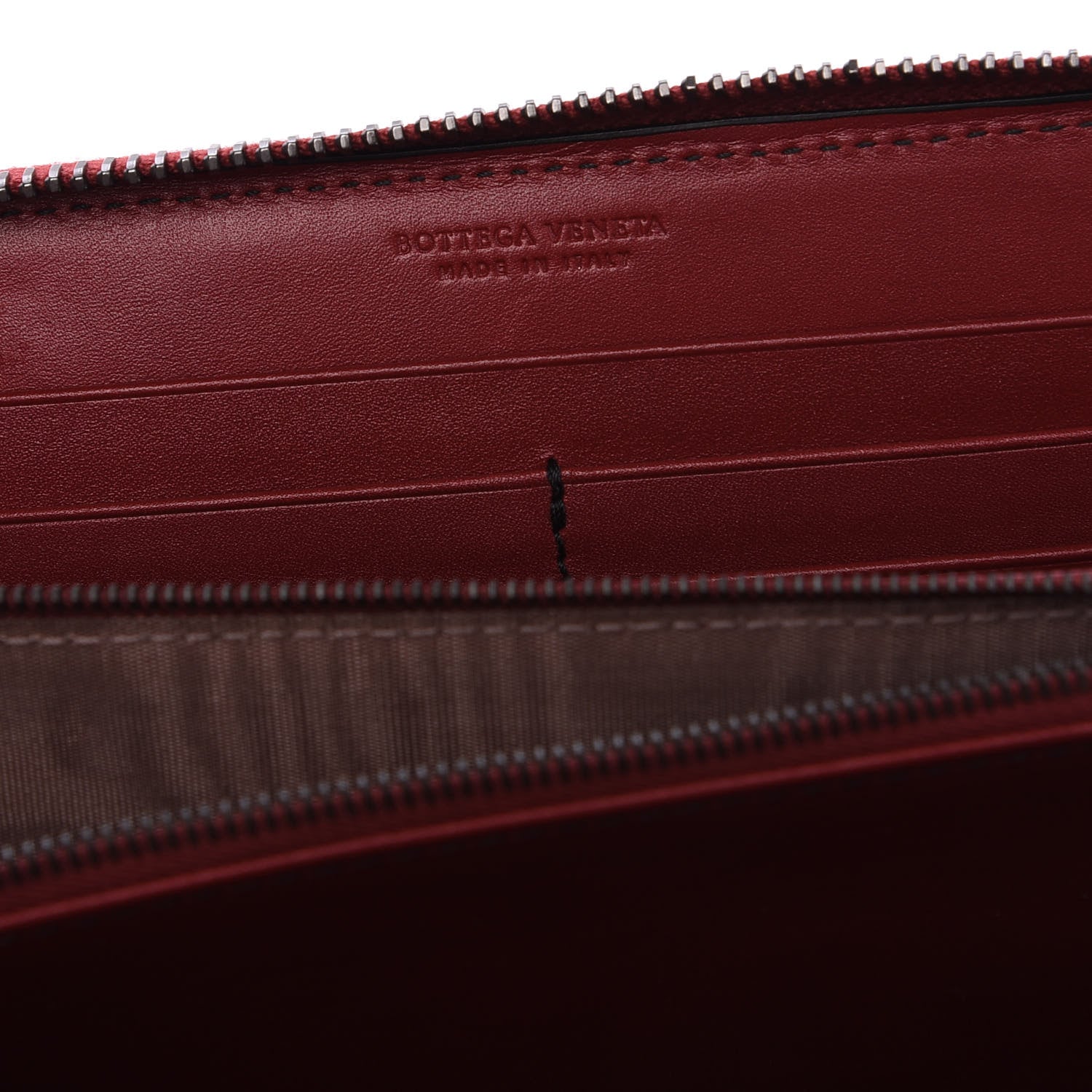 Bottega Veneta Nappa Intrecciato Eyelets Zip Around Wallet Baccara Rose 5 of 9
