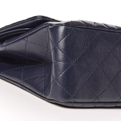 Chanel Aged Calfskin Quilted 2.55 Reissue 227 Flap Navy Blue 9 of 11