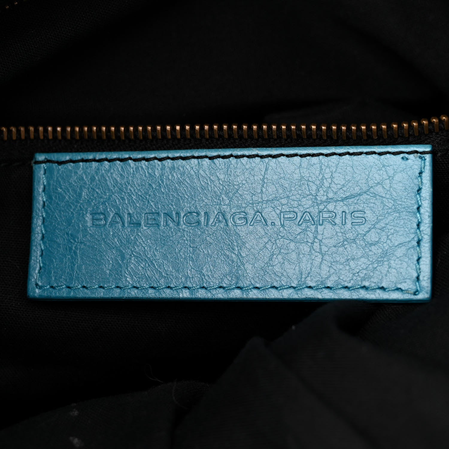 Balenciaga Agneau Classic Hardware Town Bleu Indigo 6 of 18