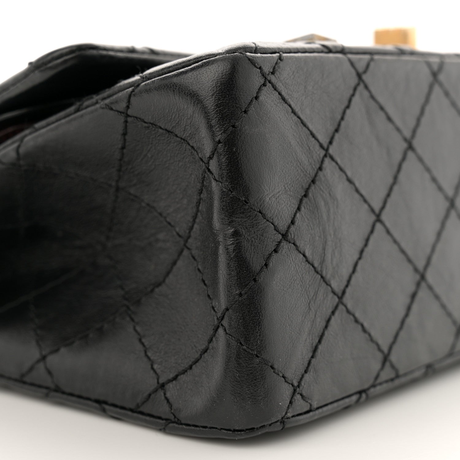 Chanel Aged Calfskin Lucky Charms 2.55 Reissue 225 Flap Black 9 of 12
