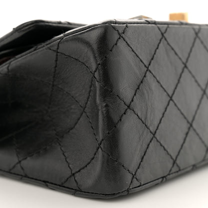 Chanel Aged Calfskin Lucky Charms 2.55 Reissue 225 Flap Black 9 of 12